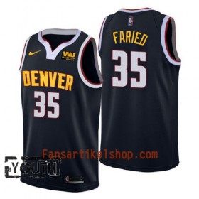 Denver Nuggets Trikot Kenneth Faried 35 2018-2019 Nike Navy Swingman - Kinder